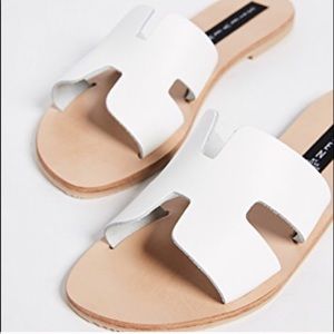 Steven by Steve Madden Greece Sandals White